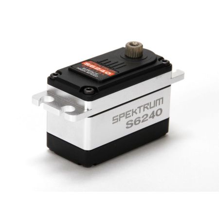 Spektrum S6240 High Torq High Speed Digital WP Servo-Metal Gear (P-SPMSS6240) Spektrum S6240 High Torq High Speed Digital WP Servo-Metal Gear (P-SPMSS6240)