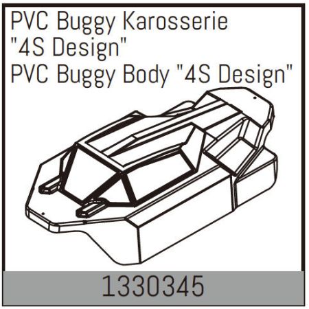 Absima PVC Buggy Body "4S Design" Absima PVC Buggy Body "4S Design"
