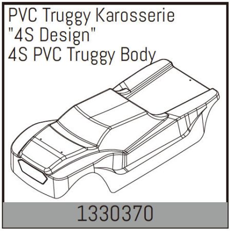 Absima 4S PVC Truggy Body