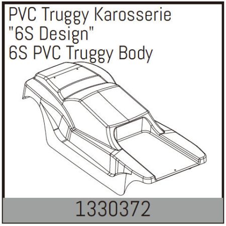 Absima 6S PVC Truggy Body Absima 6S PVC Truggy Body
