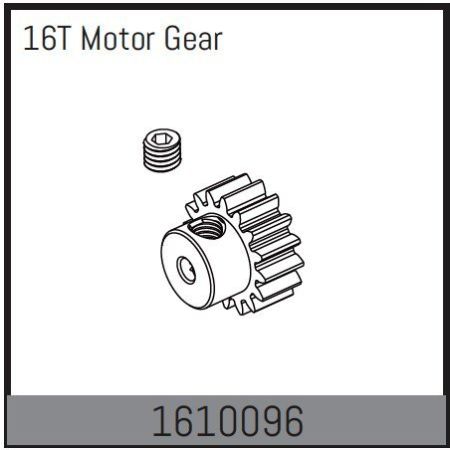 Absima Pinion 16T For 380 Motor (AB1610096)