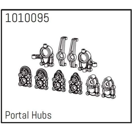Absima Portal Hub Set - PRO Crawler 1:18 Absima Portal Hub Set - PRO Crawler 1:18