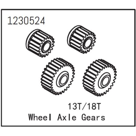 Absima Wheel Axle Gears Absima Wheel Axle Gears