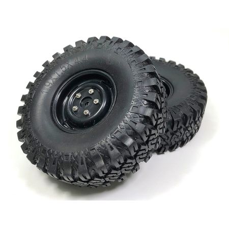 Absima Wheel Set Crawler "Standard Sponge" 114mm 1:10 (2) Absima Wheel Set Crawler "Standard Sponge" 114mm 1:10 (2)