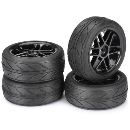 Absima Wheel Set Onroad "6 Spoke / Profile" black 1:10 (4 pcs) Absima Wheel Set Onroad "6 Spoke / Profile" black 1:10 (4 pcs)