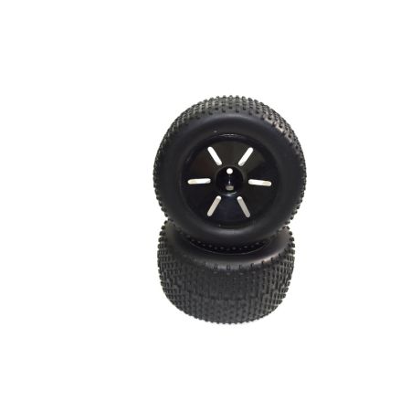 Absima Wheel Set glued (2) AT2.4 RTR/BL/KIT Absima Wheel Set glued (2) AT2.4 RTR/BL/KIT