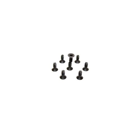 Absima Flat Head Hex Tapping Screws M4x11 (8) AB2.8 BL Absima Flat Head Hex Tapping Screws M4x11 (8) AB2.8 BL
