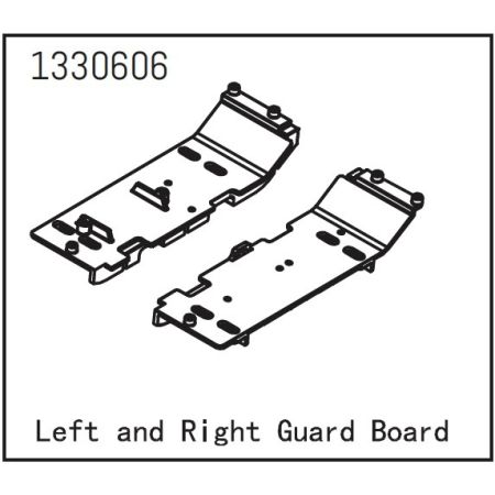 Absima Guard Board L/R - Yucatan (AB1330606) Absima Guard Board L/R - Yucatan (AB1330606)