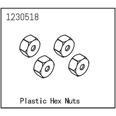 Absima Hex Nuts (4) Absima Hex Nuts (4)