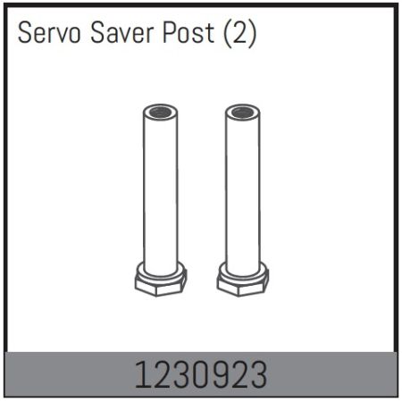 Absima Servo Saver Post (2) (AB1230923) Absima Servo Saver Post (2) (AB1230923)