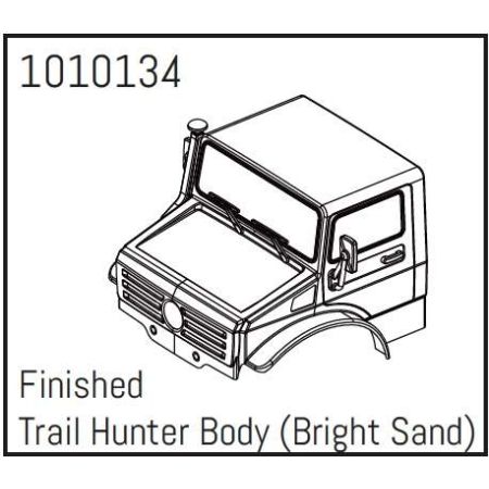 Absima T-Hunter PC Body Set (bright sand) - PRO Crawler 1:18 Absima T-Hunter PC Body Set (bright sand) - PRO Crawler 1:18