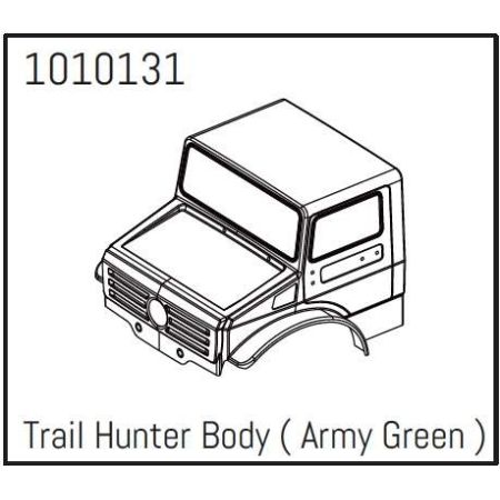 Absima T-Hunter PC Body (army-green) - PRO Crawler 1:18 Absima T-Hunter PC Body (army-green) - PRO Crawler 1:18