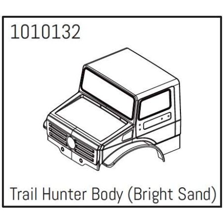 Absima T-Hunter PC Body (bright sand) - PRO Crawler 1:18 Absima T-Hunter PC Body (bright sand) - PRO Crawler 1:18
