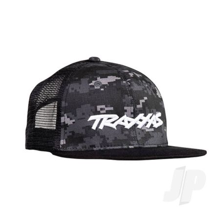 Traxxas Traxxas Logo Hat Flat Bill Black Digital Camouflage Osfa (TRX1184-CAMO) Traxxas Traxxas Logo Hat Flat Bill Black Digital Camouflage Osfa (TRX1184-CAMO)