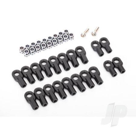 Traxxas Rod Ends (16 Long & 4 Short) / Hollow Ball Connectors (18) / Ball Screws (2 Pcs) (TRX1942) Traxxas Rod Ends (16 Long & 4 Short) / Hollow Ball Connectors (18) / Ball Screws (2 Pcs) (TRX1942)