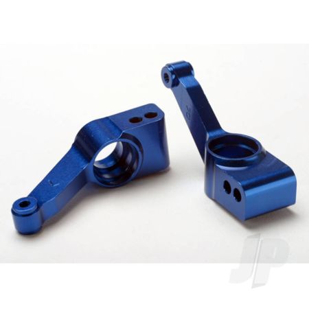 Traxxas Carriers, Stub Axle (Blue-Anodised 6061-T6 Aluminium) (Rear) (2 Pcs) (TRX1952X)