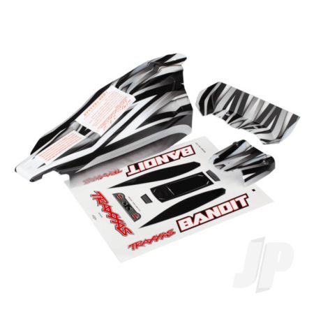 Traxxas Body, Bandit, Prographix (Replacement For The Painted Body. Graphics Are Printed, Requires Paint & Final Colour Application) / Decal Sheet (TRX2420) Traxxas Body, Bandit, Prographix (Replacement For The Painted Body. Graphics Are Printed, Requires Paint & Final Colour Application) / Decal Sheet (TRX2420)