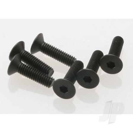 Traxxas Screws, 4X15Mm Countersunk Machine (Hex Drive) (6 Pcs) (TRX2546) Traxxas Screws, 4X15Mm Countersunk Machine (Hex Drive) (6 Pcs) (TRX2546)