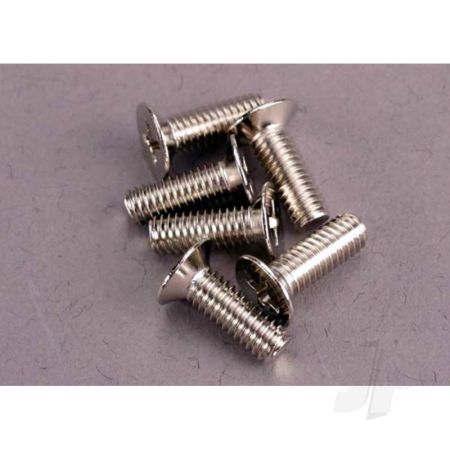 Traxxas Screws, 4X12Mm Countersunk Machine (100-Degree) (6 Pcs) (TRX2548) Traxxas Screws, 4X12Mm Countersunk Machine (100-Degree) (6 Pcs) (TRX2548)