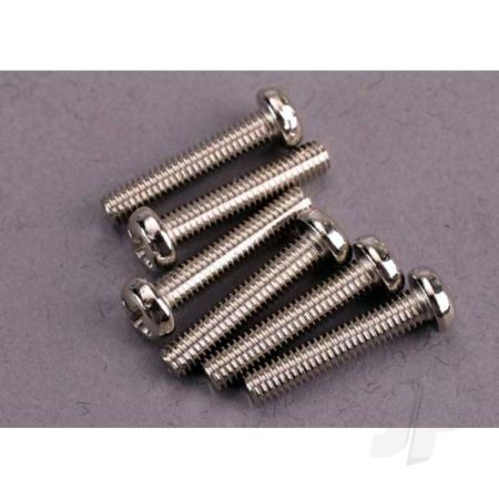 Traxxas Screws, 3X15Mm Roundhead Machine (6 Pcs) (TRX2563) Traxxas Screws, 3X15Mm Roundhead Machine (6 Pcs) (TRX2563)