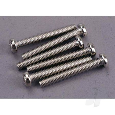 Traxxas Screws, 3X23Mm Roundhead Machine (6 Pcs) (TRX2567) Traxxas Screws, 3X23Mm Roundhead Machine (6 Pcs) (TRX2567)
