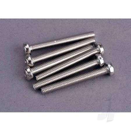 Traxxas Screws, 3X25Mm Roundhead Machine (6 Pcs) (TRX2569) Traxxas Screws, 3X25Mm Roundhead Machine (6 Pcs) (TRX2569)