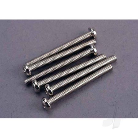 Traxxas Screws, 3X30Mm Roundhead Machine (6 Pcs) (TRX2572)
