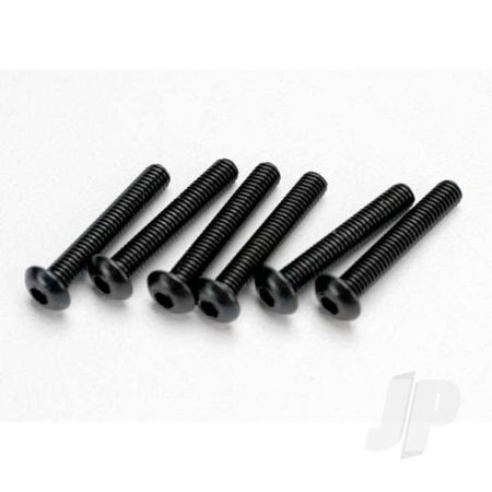 Traxxas Screws, 3X18Mm Button-Head Machine (Hex Drive) (6 Pcs) (TRX2583)