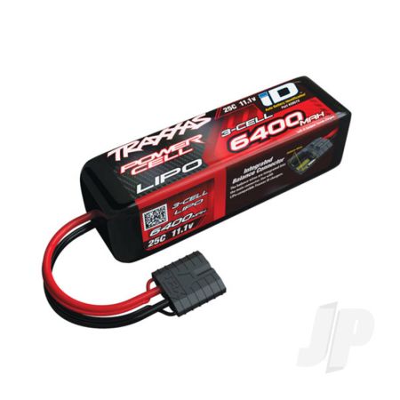 Traxxas Lipo 6400Mah 11.1V 3S 25C Id Power Cell Battery (TRX2857X) Traxxas Lipo 6400Mah 11.1V 3S 25C Id Power Cell Battery (TRX2857X)