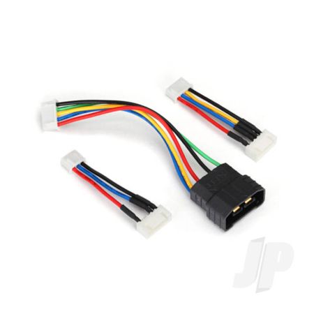 Traxxas Adapter, Traxxas Id Lipo Battery (Adapts Traxxas Id Batteries To Separate Balance Ports) (TRX2938X)