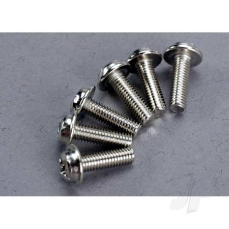 Traxxas Screws, 3X10Mm Washerhead Machine (6 Pcs) (TRX3193) Traxxas Screws, 3X10Mm Washerhead Machine (6 Pcs) (TRX3193)