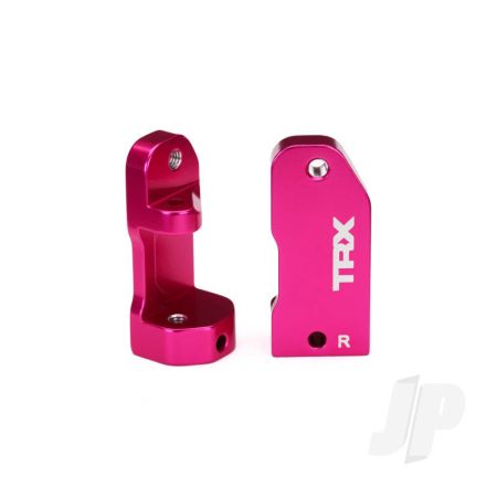 Traxxas Caster Blocks, 30-Degree, Pink-Anodised 6061-T6 Aluminium (Left & Right) / Suspension Screw Pin (2 Pcs) (TRX3632P) Traxxas Caster Blocks, 30-Degree, Pink-Anodised 6061-T6 Aluminium (Left & Right) / Suspension Screw Pin (2 Pcs) (TRX3632P)