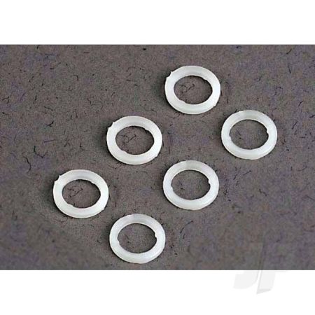 Traxxas White Plastic Washers (5X8X1.0Mm) (6 Pcs) (TRX3685) Traxxas White Plastic Washers (5X8X1.0Mm) (6 Pcs) (TRX3685)