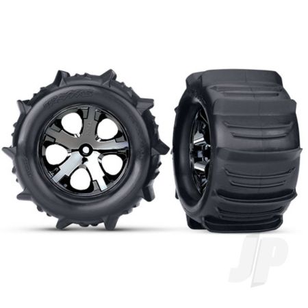 Traxxas Tyres And Wheels, Assembled Glued (2.8In) (2 Pcs) (TRX3689)