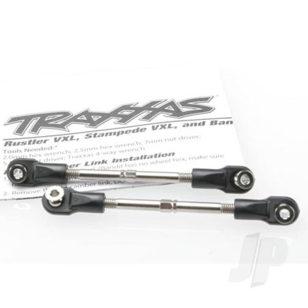 Traxxas Turnbuckles, Toe Link, 59Mm (78Mm Centre To Centre) (2 Pcs) (Assembled With Rod Ends And Hollow Balls) (TRX3745) Traxxas Turnbuckles, Toe Link, 59Mm (78Mm Centre To Centre) (2 Pcs) (Assembled With Rod Ends And Hollow Balls) (TRX3745)