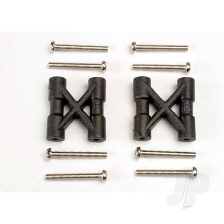 Traxxas Bulkhead Cross Braces (2 Pcs) / 3X25Mm Cs Screws (8 Pcs) (TRX3930) Traxxas Bulkhead Cross Braces (2 Pcs) / 3X25Mm Cs Screws (8 Pcs) (TRX3930)