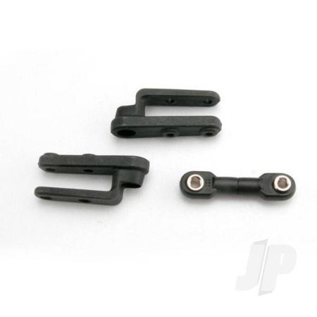 Traxxas Servo Horns, Steering (2 Pcs) / Steering Link (3X12Mm Threaded Rod (1Pc) / Rod Ends (2 Pcs) / Hollow Balls (2 Pcs) (TRX3968) Traxxas Servo Horns, Steering (2 Pcs) / Steering Link (3X12Mm Threaded Rod (1Pc) / Rod Ends (2 Pcs) / Hollow Balls (2 Pcs) (TRX3968)