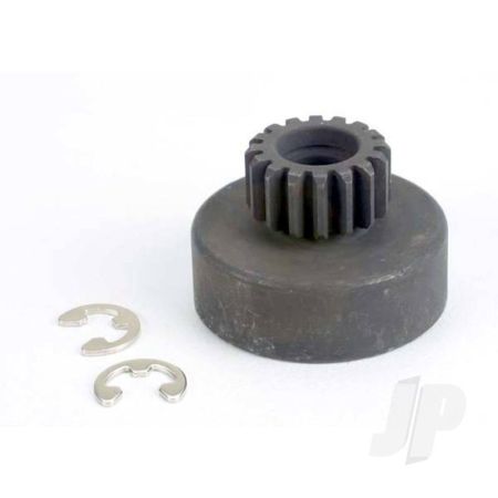 Traxxas Clutch Bell, (16-Tooth) / 5X8X0.5Mm Fiber Washer (2 Pcs) / 5Mm E-Clip (Requires #2728 - Ball Bearings, 5X8X2.5Mm (2 Pcs) (TRX4116) Traxxas Clutch Bell, (16-Tooth) / 5X8X0.5Mm Fiber Washer (2 Pcs) / 5Mm E-Clip (Requires #2728 - Ball Bearings, 5X8X2.5Mm (2 Pcs) (TRX4116)