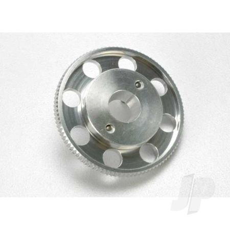 Traxxas Flywheel, (Larger, Knurled For Use With Starter Boxes) (Trx 2.5 And Trx 2.5R) (Silver Anodised) (TRX4142X) Traxxas Flywheel, (Larger, Knurled For Use With Starter Boxes) (Trx 2.5 And Trx 2.5R) (Silver Anodised) (TRX4142X)