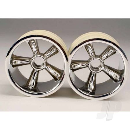 Traxxas Trx Pro-Star Chrome Wheels (2 Pcs) (TRX4174) Traxxas Trx Pro-Star Chrome Wheels (2 Pcs) (TRX4174)