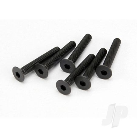 Traxxas Screws, 3X20Mm Countersunk Machine (Hex Drive) (6 Pcs) (TRX4857) Traxxas Screws, 3X20Mm Countersunk Machine (Hex Drive) (6 Pcs) (TRX4857)