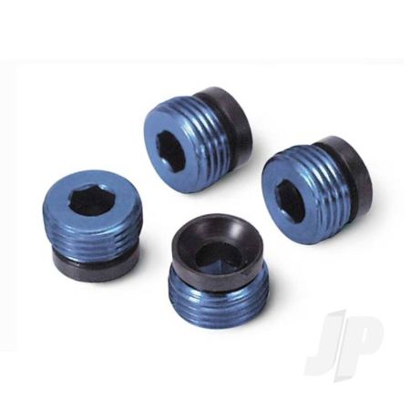 Traxxas Aluminium Caps, Pivot Ball (Blue-Anodised) (4 Pcs) (TRX4934X) Traxxas Aluminium Caps, Pivot Ball (Blue-Anodised) (4 Pcs) (TRX4934X)