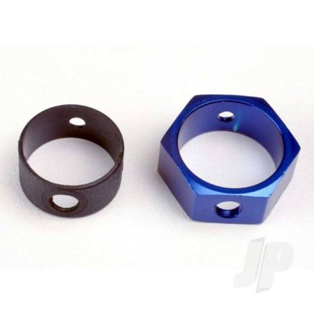 Traxxas Brake Adapter, Hex Aluminium (Blue) (TRX4966) Traxxas Brake Adapter, Hex Aluminium (Blue) (TRX4966)