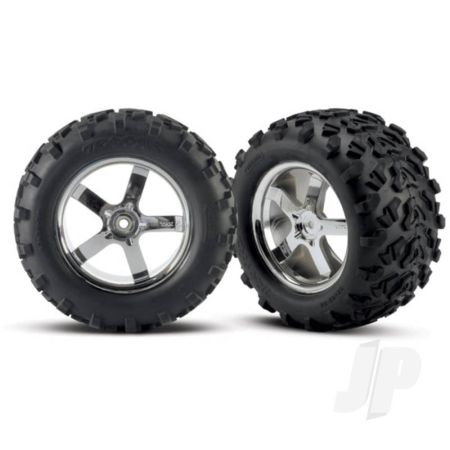 Traxxas Tyres And Wheels, Assembled Glued Maxx Tyres 6.3In Outer Diameter (2 Pcs) (TRX4973R) Traxxas Tyres And Wheels, Assembled Glued Maxx Tyres 6.3In Outer Diameter (2 Pcs) (TRX4973R)