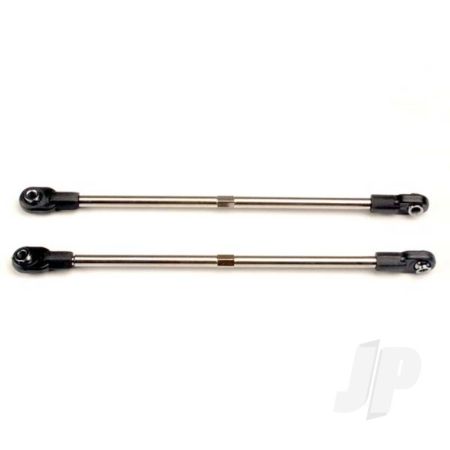 Traxxas Turnbuckles, 116Mm (Rear Toe Control Links) (2 Pcs) (Includes Installed Rod Ends And Hollow Ball Connectors) (TRX5139) Traxxas Turnbuckles, 116Mm (Rear Toe Control Links) (2 Pcs) (Includes Installed Rod Ends And Hollow Ball Connectors) (TRX5139)