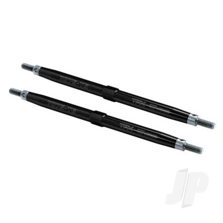 Traxxas Toe Links, Maxx (Tubes Black-Anodised, 7075-T6 Aluminium, Stronger Than Titanium) (124Mm, Rear) (2 Pcs) / Rod Ends (4 Pcs) / Aluminium Wrench (1Pc) (For Maxx Models With Sealed Pivot Ball Suspension & 3.8' Wheels) (TRX5143A) Traxxas Toe Links, Maxx (Tubes Black-Anodised, 7075-T6 Aluminium, Stronger Than Titanium) (124Mm, Rear) (2 Pcs) / Rod Ends (4 Pcs) / Aluminium Wrench (1Pc) (For Maxx Models With Sealed Pivot Ball Suspension & 3.8' Wheels) (TRX5143A)