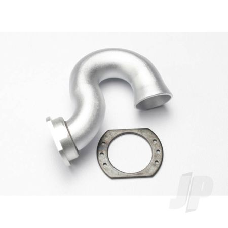 Traxxas Header, Exhaust (Tubular Aluminium, Silver-Anodised) / Spring Mount (Trx 2.5, 2.5R, 3.3) (TRX5340X) Traxxas Header, Exhaust (Tubular Aluminium, Silver-Anodised) / Spring Mount (Trx 2.5, 2.5R, 3.3) (TRX5340X)
