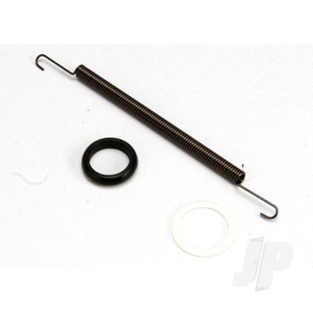 Traxxas Spring, Header (For Revo Big Block Header) / O-Ring (1Pc) & Gasket (1Pc) (For Exhaust Header Flange) (TRX5424) Traxxas Spring, Header (For Revo Big Block Header) / O-Ring (1Pc) & Gasket (1Pc) (For Exhaust Header Flange) (TRX5424)