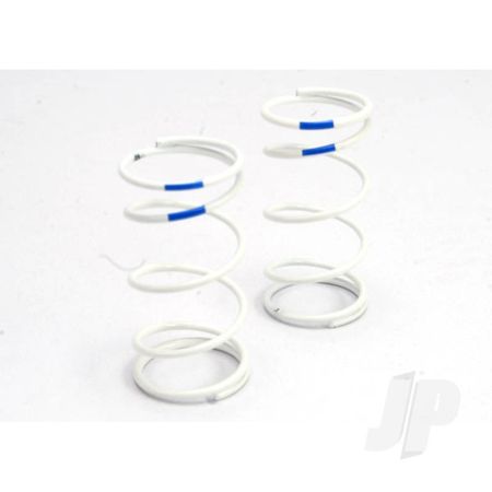 Traxxas Spring, Shock (White) (Gtr) (1.6 Rate Blue) (1 Pair) (TRX5434) Traxxas Spring, Shock (White) (Gtr) (1.6 Rate Blue) (1 Pair) (TRX5434)