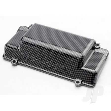 Traxxas Battery Box Cover, Bumper (Rear), Exo-Carbon Finish (Jato) (TRX5515G)